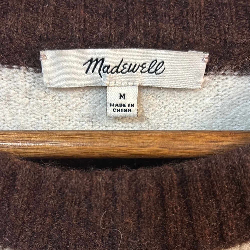 Madewell Women's Striped Crew Neck Sweater - Picture 2 of 3